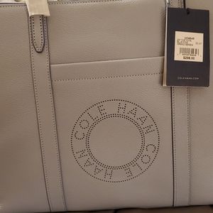 New Cole Haan Zip Top Tote